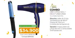 Full Hogar COMBO 488 CUARZO AZUL + MEGA TURBO 21000.40 unidades disponibles oferta