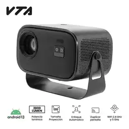 Falabella Proyector Wifi 2800 Lumens 120Pulg Android oferta