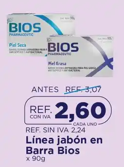 FarmaTodo Bios jabon en barra oferta