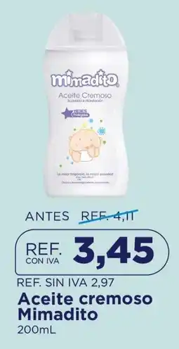FarmaTodo Mimadito aceite cremoso oferta