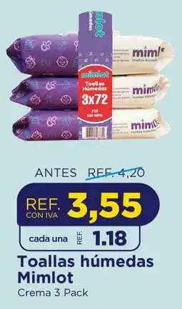 FarmaTodo Mimilot toallas humedas oferta
