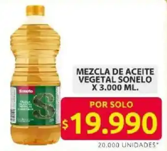 Sonelo mezcla de aceite vegetal