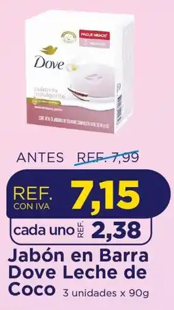 FarmaTodo Dove leche de coco oferta
