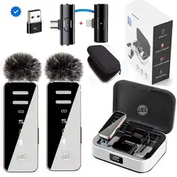 Falabella Micrófonos Inalámbricos Solapa para Celular Tipo C Y ¡Phone Lightning oferta