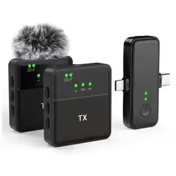 Falabella Micrófono Inalámbrico Solapa Receptor Tipo C Lightning Sx31 oferta