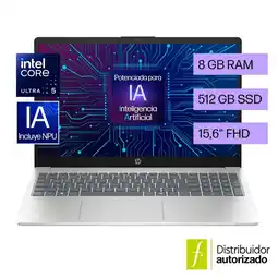 Falabella Laptop 15-fd1250la15.6Intel Core¿ Ultra 58GB RAM512GB SSDFHDNatural silver Windows 11 Home oferta