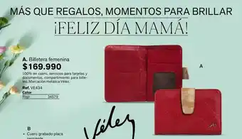 A. Billetera femenina regalo