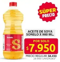 Ara Sonelo aceite de soya oferta