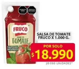 Ara Fruco salsa de tomate oferta
