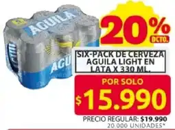 Ara Aguila cerveza light en lata oferta