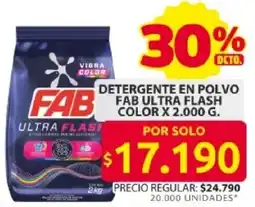 Ara Dfab ultra flash color etergente en polvo oferta