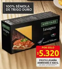 Ara Arrivare pasta lasaña oferta
