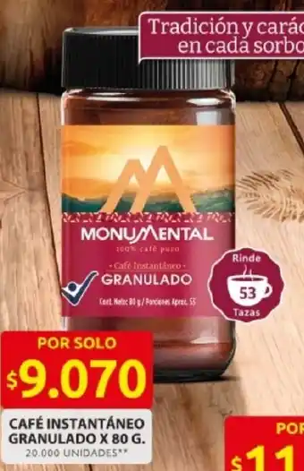 Café instantáneo granulado
