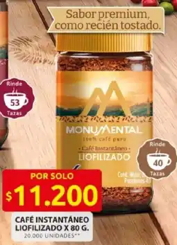 Ara Café instantáneo liofilizado oferta
