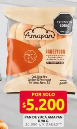 Ara Amapan pan de yuca oferta