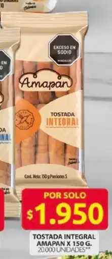 Ara Amapan tostada integral oferta