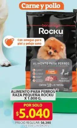 Ara Rocku alimento para perros raza pequena oferta