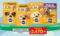 Ara Pedigree alimento húmedo para perro oferta