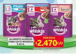 Ara Whiskas alimento húmedo para gato oferta