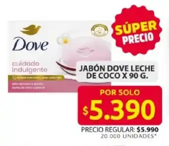 Ara Dove jabón leche de coco oferta