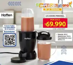 Ara Hoffen licuadora personal oferta