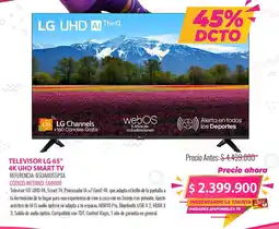 MercaCentro LG 4K UHD Smart TV 65" oferta