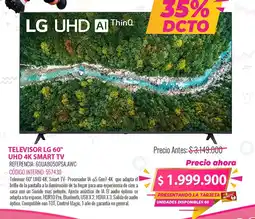 MercaCentro LG UHD 4K Smart TV 60" oferta