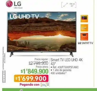 Jumbo Pantalla lg oferta