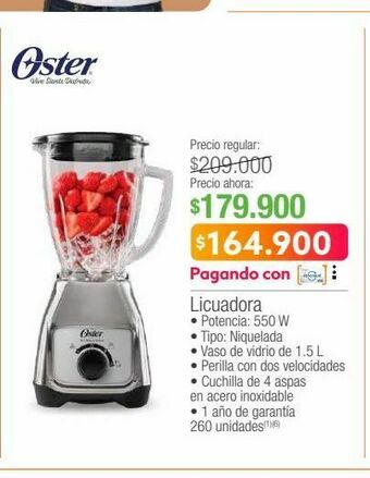 Jumbo Licuadora oster oferta