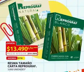 Ara Resma Tamaño Carta Reprograf oferta