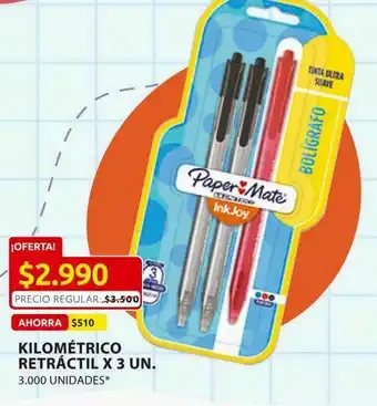 Ara Kilomético Retráctil x 3 un oferta