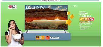 Jumbo Smart tv lg oferta