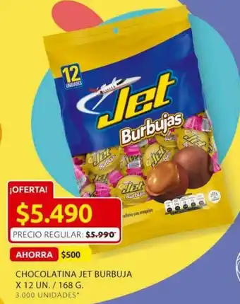 Ara Chocolatina Jet Burbuja x 12 un oferta
