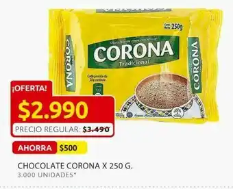 Ara Chocolate corona 250g oferta