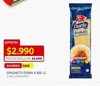Spaguetti doria 800g