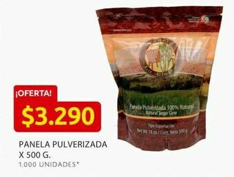 Ara Panela pulverizada 500g oferta