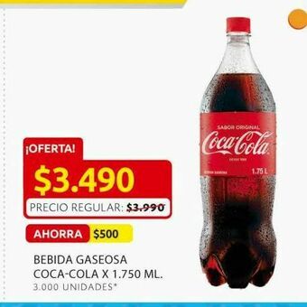 Ara Bebida gaseosa coca-cola 1.750ml oferta