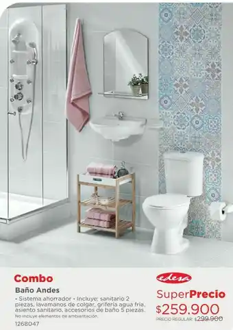 Easy Combo baño andes oferta