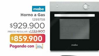 Easy Horno a gas oferta