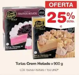 Makro Crem helado tortas oferta