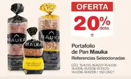 Makro Mauka portafolio de pan oferta