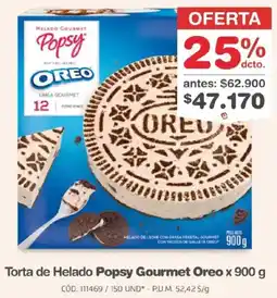 Makro Popsy gourmet oreo torta de helado oferta