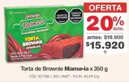 Makro Mama-ía torta de brownie oferta