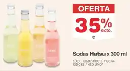 Makro Hatsu sodas oferta
