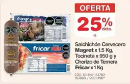 Makro Magret salchichón cervecero oferta