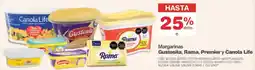 Makro Gustosita, rama, premier y canola life margarinas oferta
