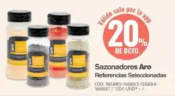 Makro Aro sazonadores referencias seleccionadas oferta