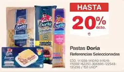 Makro Doria pastas referencias seleccionadas oferta