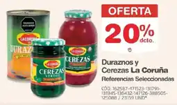 Makro La coruña duraznos y cerezas referencias seleccionadas oferta