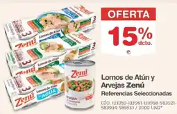 Makro Zenú lomos de atún y arvejas oferta
